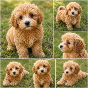 Cachorro de raza Maltipoo color Crema tipo 3/4kg de adulta