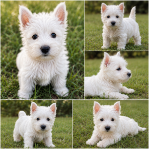Cachorro de raza Westy color Blanco tipo 3/4kg