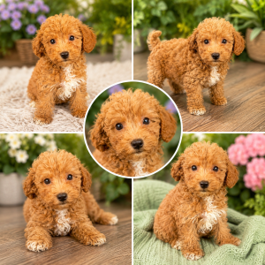 Cachorro de raza Maltipoo color Apricot tipo 5/6kg