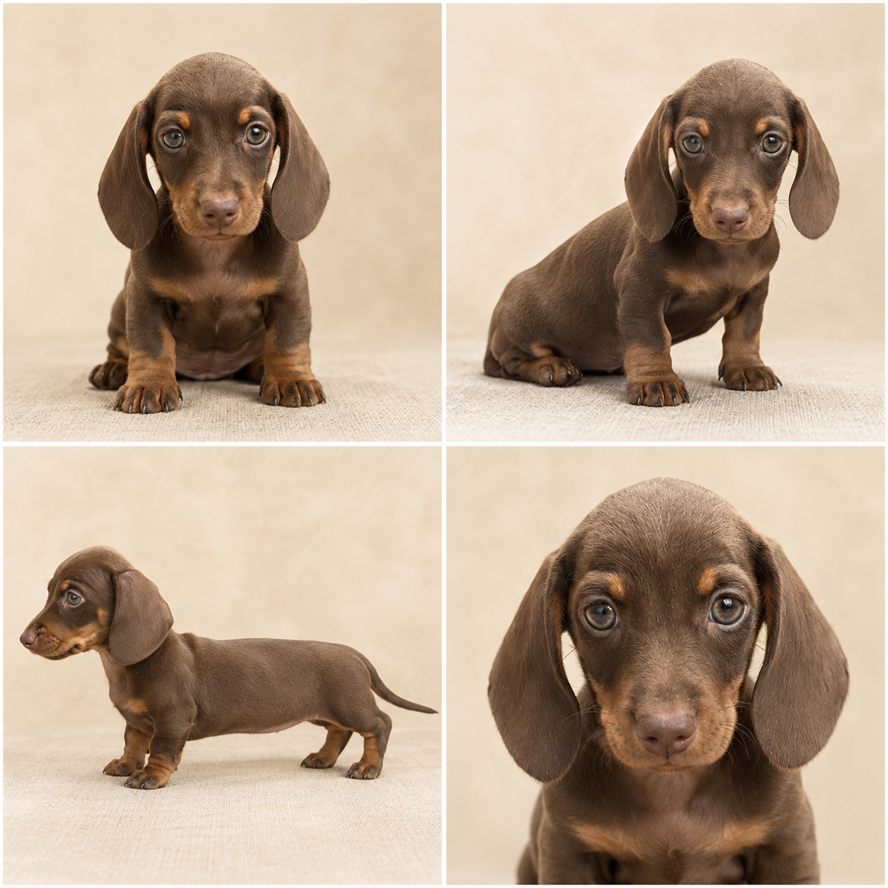 Cachorro Teckel Chocolate