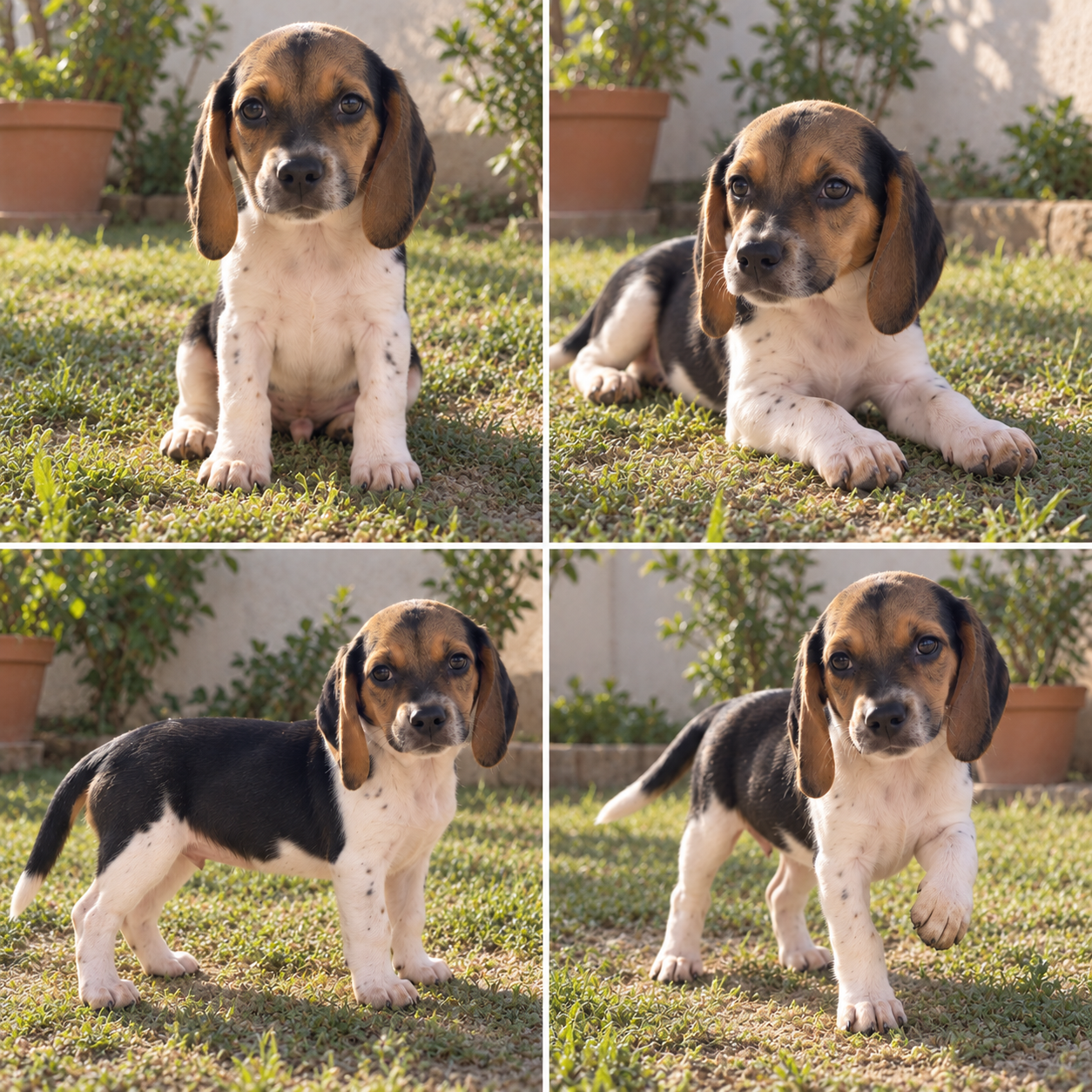 Tricolor Beagle Puppy 