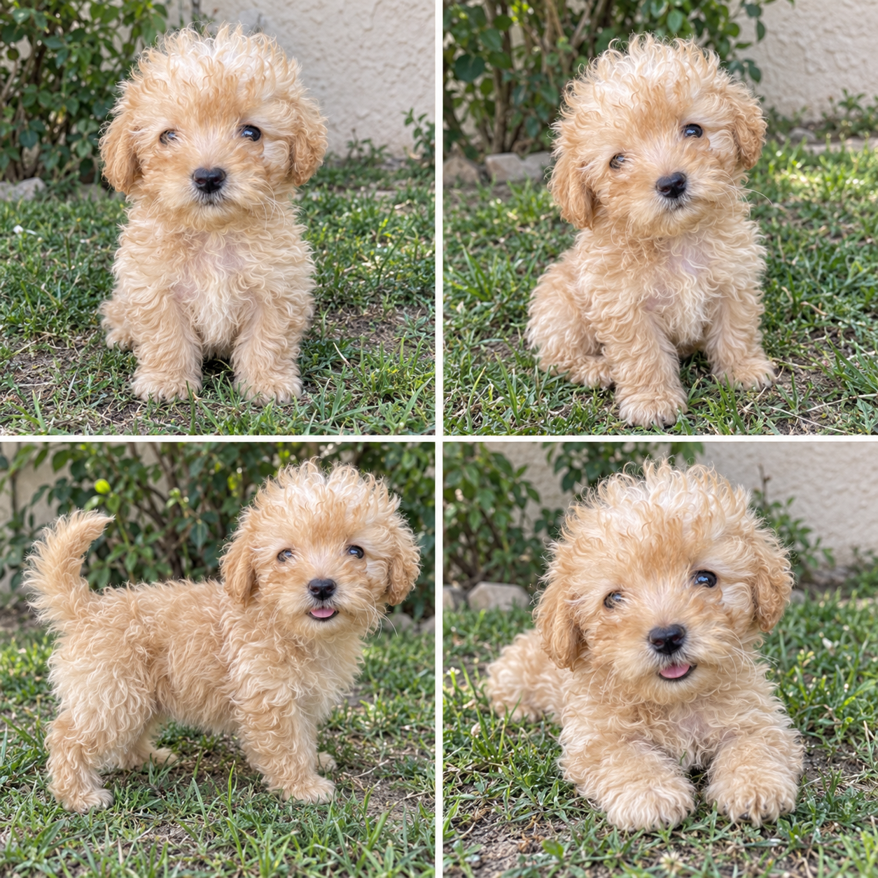 Cachorro Maltipoo Crema Mini. Peso estimado de adulto 3kg