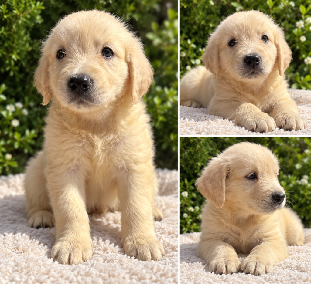 Cachorro de raza Golden Terrier color Crema tipo