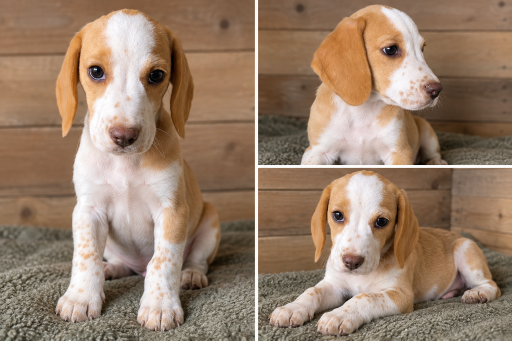 Cachorro de raza Beagle color Limón tipo